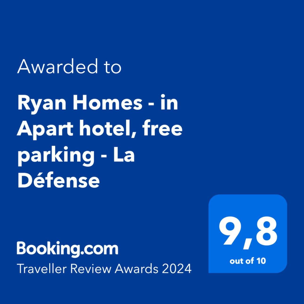 Ryan Homes - In Apart Hotel, La Defense Courbevoie Zewnętrze zdjęcie